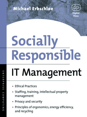 cover image of Socially Responsible IT Management